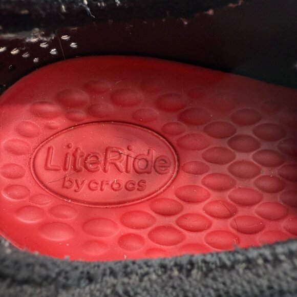 Crocs Womens Size 8 LiteRide Black Sneakers Casual Athletic Shoes - Picture 9 of 9